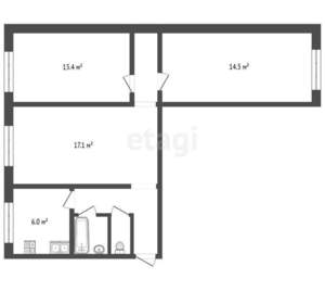 3-к квартира, вторичка, 64м2, 2/9 этаж