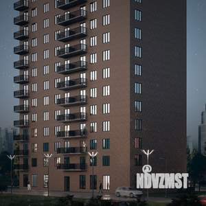 2-к квартира, строящийся дом, 58м2, 16/17 этаж