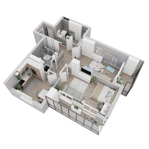 2-к квартира, вторичка, 76м2, 8/22 этаж
