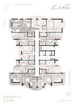 2-к квартира, вторичка, 71м2, 2/18 этаж