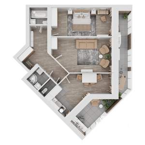 2-к квартира, вторичка, 90м2, 1/8 этаж