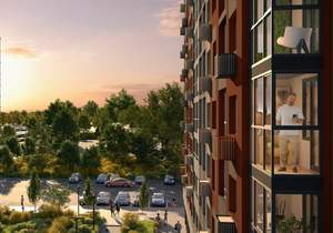 2-к квартира, строящийся дом, 55м2, 3/15 этаж