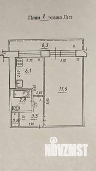 1-к квартира, вторичка, 31м2, 2/5 этаж