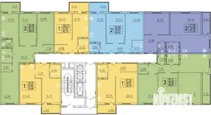 2-к квартира, вторичка, 78м2, 16/27 этаж