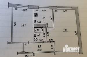 2-к квартира, вторичка, 42м2, 1/5 этаж