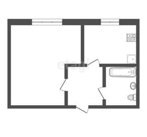 1-к квартира, вторичка, 23м2, 2/5 этаж