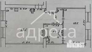 2-к квартира, вторичка, 67м2, 2/4 этаж