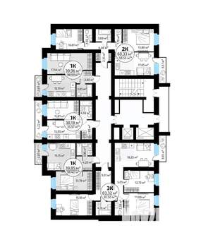 1-к квартира, вторичка, 40м2, 8/18 этаж