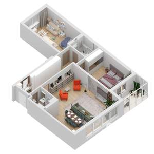 3-к квартира, строящийся дом, 110м2, 21/27 этаж