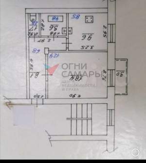 1-к квартира, вторичка, 42м2, 3/5 этаж