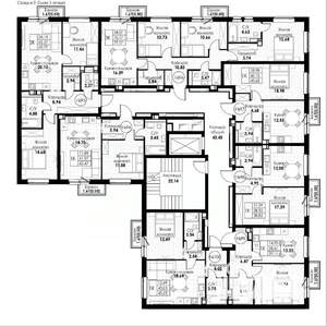 1-к квартира, вторичка, 39м2, 3/8 этаж