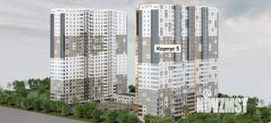 3-к квартира, строящийся дом, 99м2, 17/27 этаж