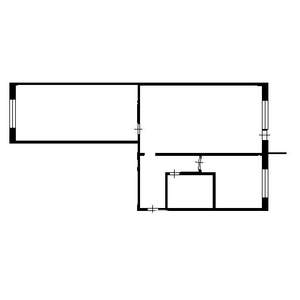 2-к квартира, вторичка, 47м2, 3/5 этаж