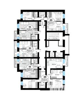 3-к квартира, вторичка, 83м2, 3/18 этаж