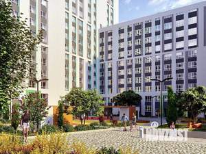 2-к квартира, строящийся дом, 75м2, 4/9 этаж