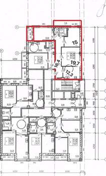 3-к квартира, вторичка, 97м2, 4/18 этаж