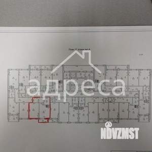 1-к квартира, вторичка, 40м2, 17/24 этаж