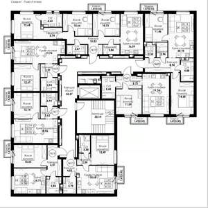 1-к квартира, вторичка, 41м2, 4/8 этаж