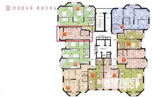 Студия квартира, строящийся дом, 35м2, 10/23 этаж