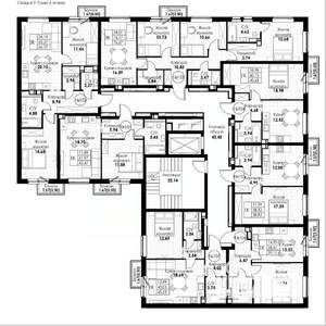 1-к квартира, вторичка, 39м2, 4/8 этаж