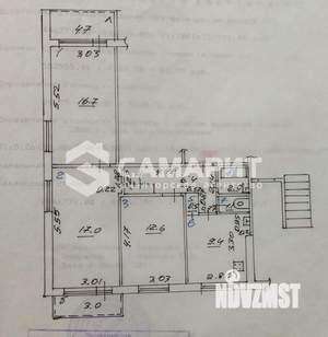 3-к квартира, вторичка, 73м2, 5/9 этаж
