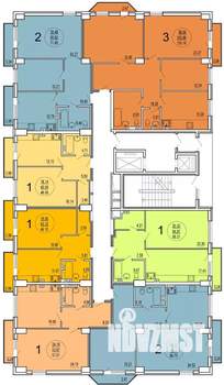 1-к квартира, сданный дом, 51м2, 19/20 этаж