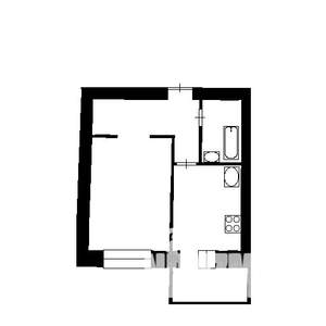 1-к квартира, вторичка, 35м2, 12/16 этаж