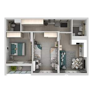 2-к квартира, вторичка, 60м2, 6/24 этаж