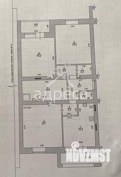 3-к квартира, вторичка, 100м2, 12/12 этаж