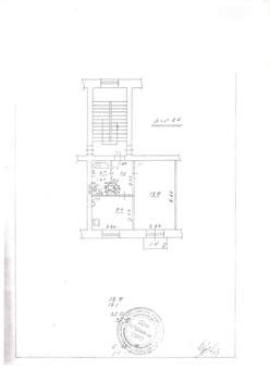 1-к квартира, вторичка, 38м2, 4/4 этаж