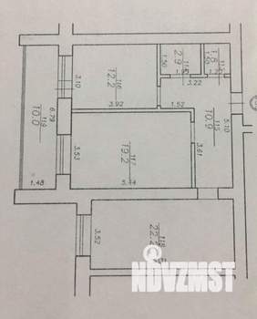 2-к квартира, вторичка, 69м2, 7/16 этаж