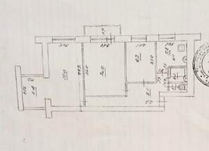 3-к квартира, вторичка, 66м2, 4/5 этаж