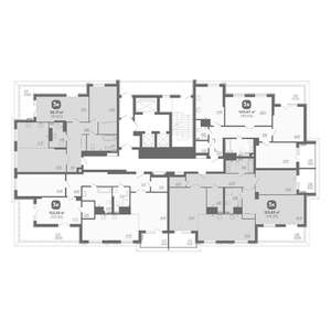 3-к квартира, вторичка, 95м2, 21/22 этаж