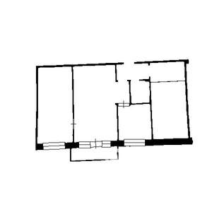 2-к квартира, вторичка, 45м2, 3/5 этаж