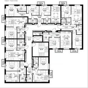 1-к квартира, вторичка, 45м2, 4/8 этаж