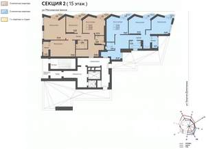 2-к квартира, строящийся дом, 89м2, 15/21 этаж