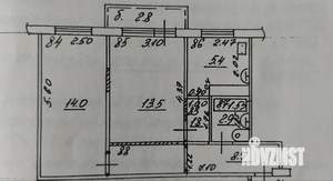 2-к квартира, вторичка, 46м2, 4/5 этаж