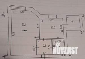 1-к квартира, вторичка, 47м2, 9/10 этаж