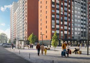 2-к квартира, строящийся дом, 57м2, 5/15 этаж