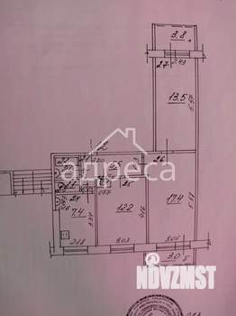 2-к квартира, вторичка, 55м2, 6/10 этаж