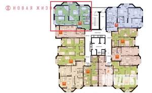 3-к квартира, строящийся дом, 86м2, 21/23 этаж