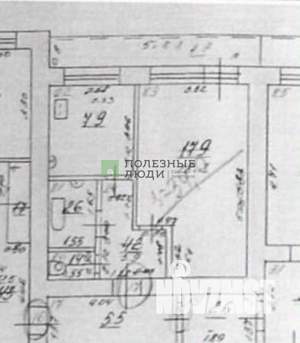 1-к квартира, вторичка, 34м2, 5/5 этаж
