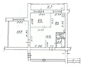 3-к квартира, вторичка, 58м2, 6/10 этаж