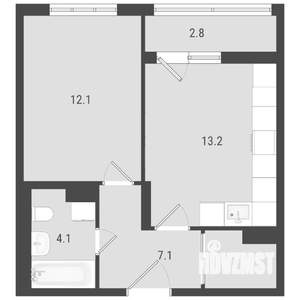 1-к квартира, вторичка, 38м2, 5/24 этаж