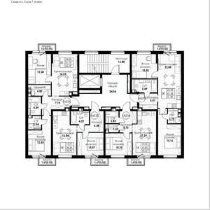 2-к квартира, вторичка, 62м2, 7/8 этаж