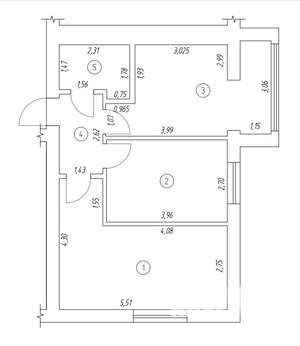 2-к квартира, вторичка, 47м2, 3/10 этаж