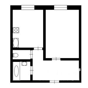 1-к квартира, вторичка, 35м2, 3/9 этаж
