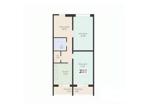 2-к квартира, вторичка, 83м2, 1/12 этаж