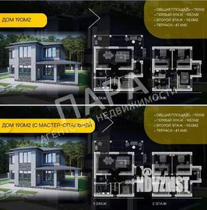 2-к квартира, вторичка, 190м2, 2/2 этаж