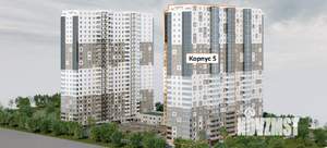 2-к квартира, строящийся дом, 77м2, 14/27 этаж